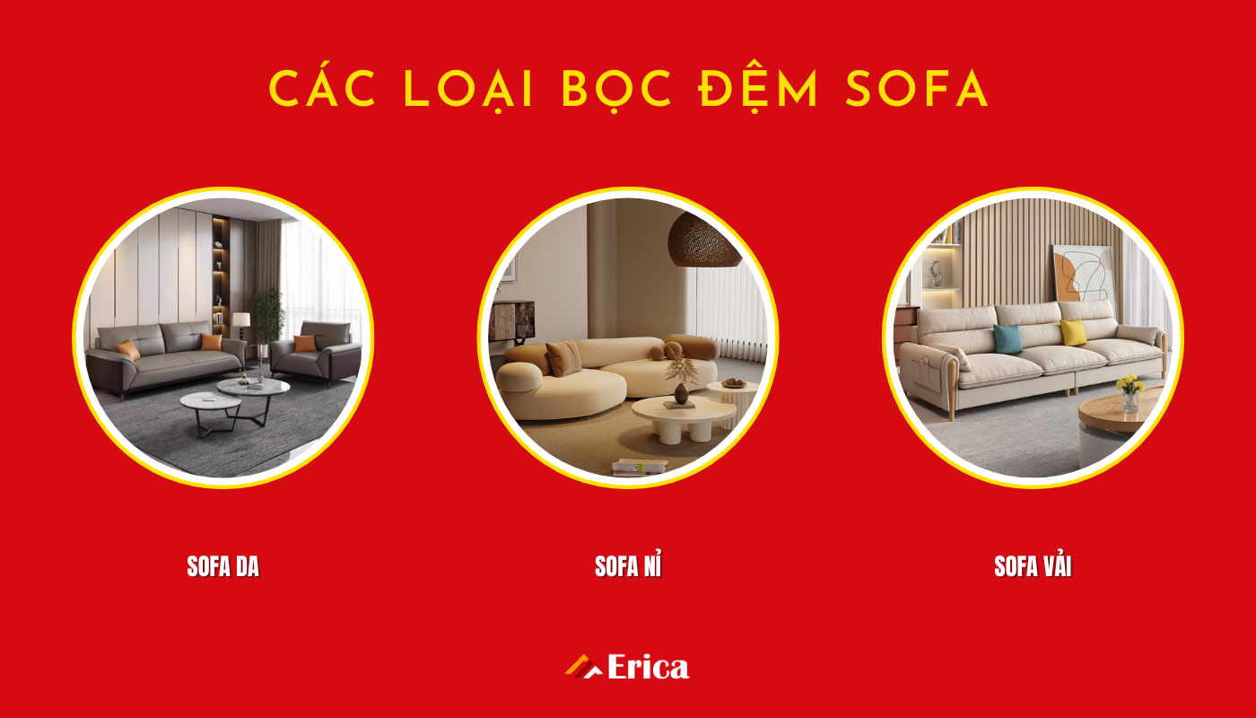Các loại bọc đệm sofa