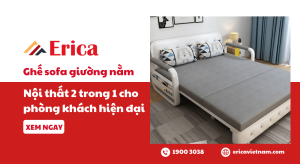 Ghế sofa giường nằm: Nội thất 2 trong 1 cho phòng khách hiện đại
