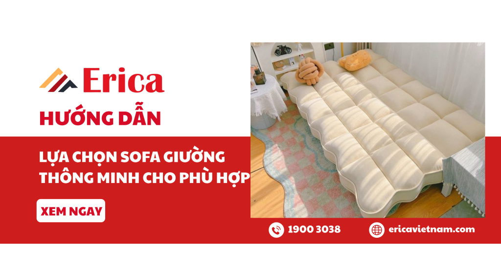 Lựa chọn sofa giường thông minh cho phù hợp