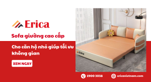 Sofa giường cao cấp cho căn hộ nhỏ giúp tối ưu không gian
