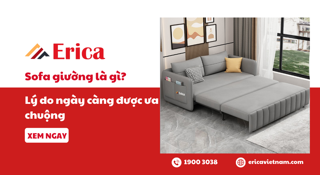 Sofa giường là gì? Lý do ngày càng được ưa chuộng