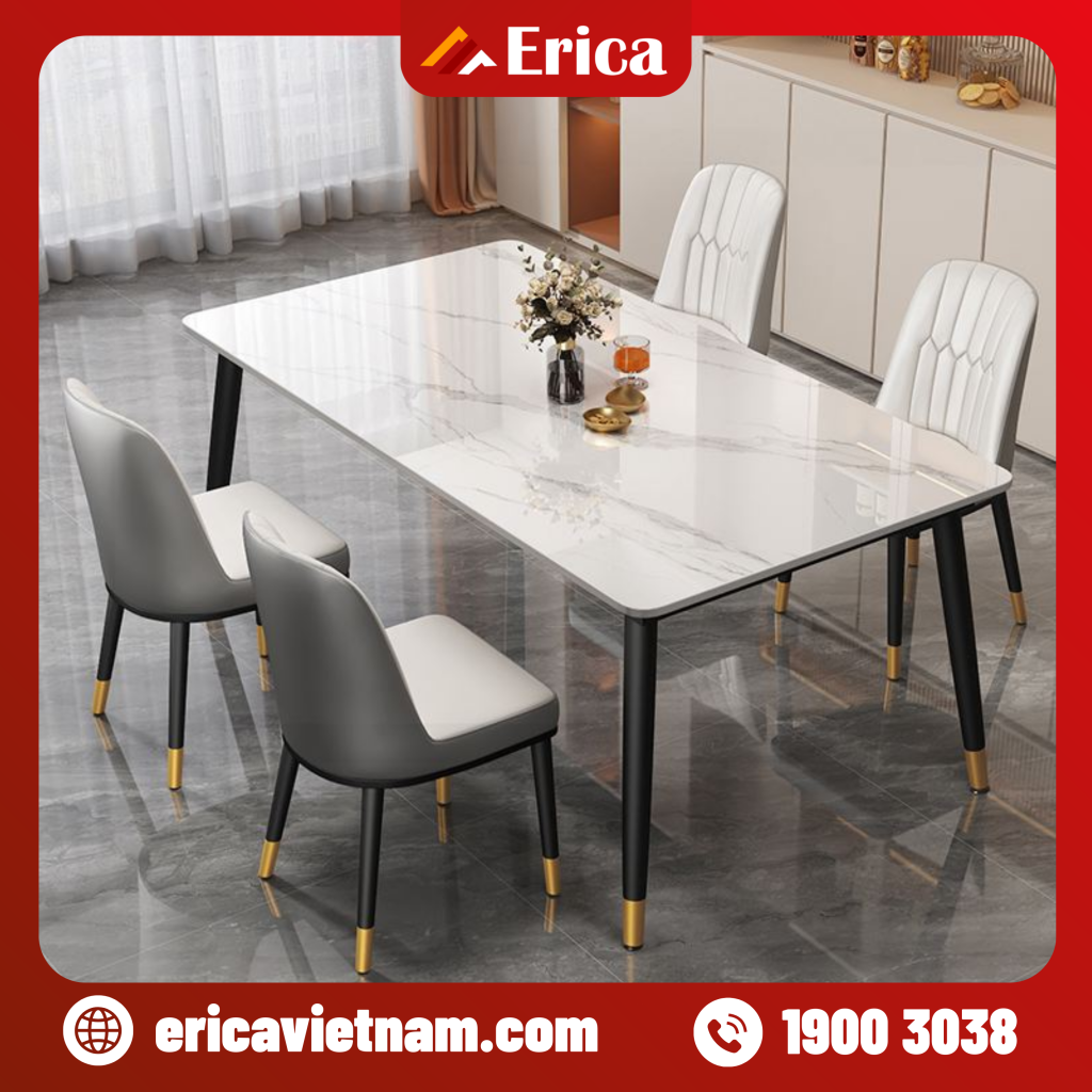 Bàn mặt đá sang trọng