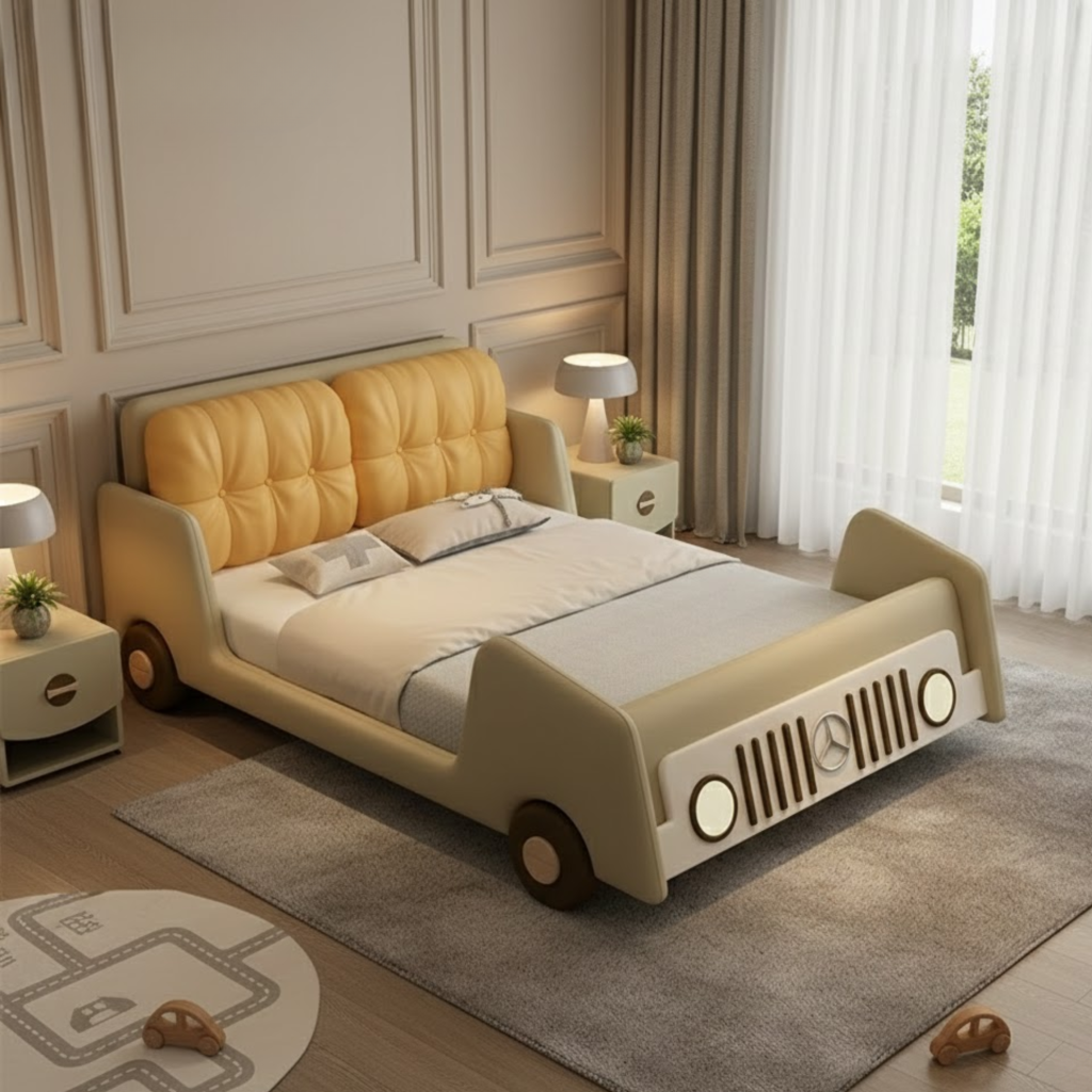 Giường ngủ trẻ em kiểu dáng ô tô