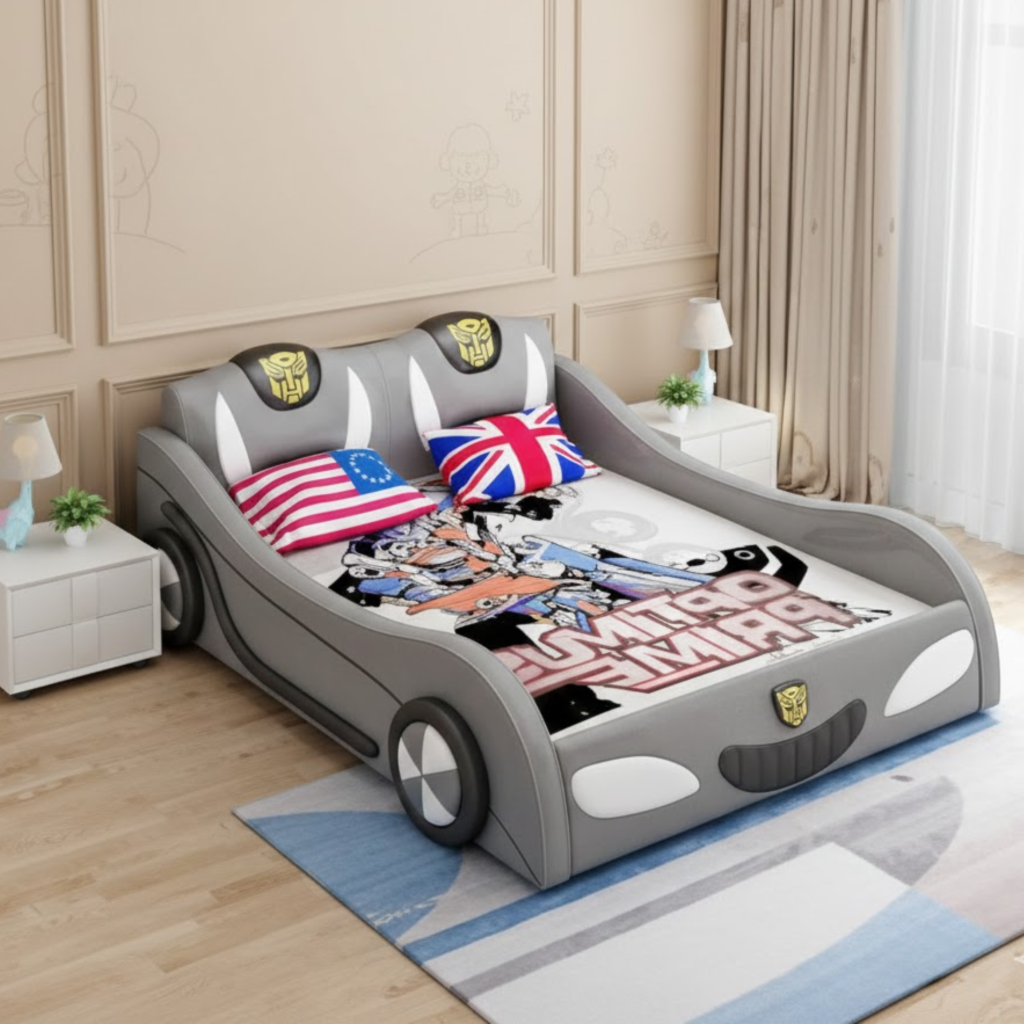 Giường ngủ cho bé trai chủ đề siêu anh hùng