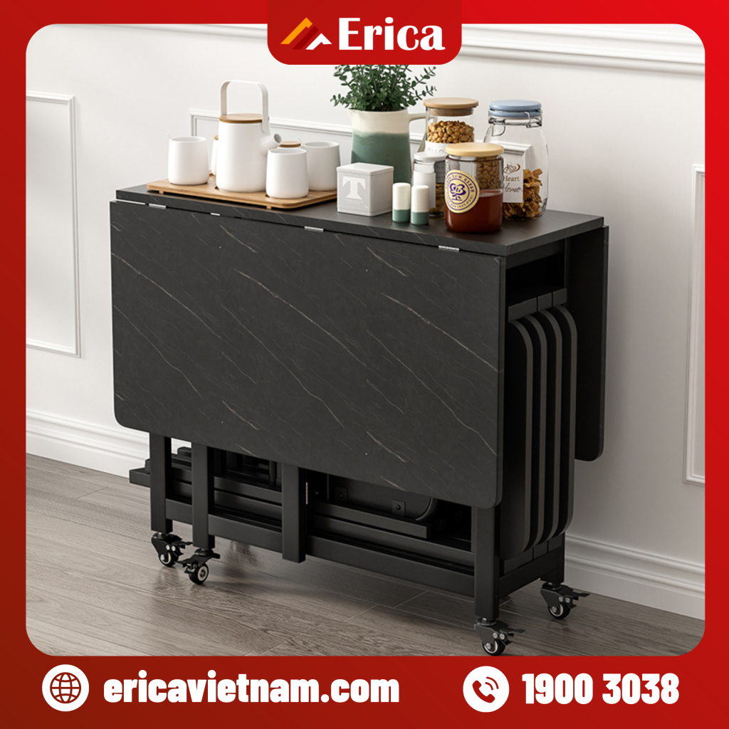 Bộ bàn ăn gấp gọn