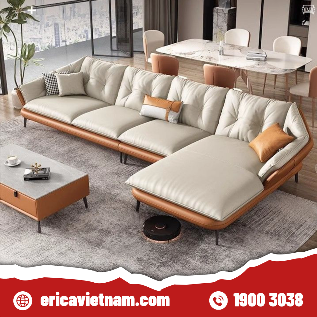 sopha phòng khách chữ L
