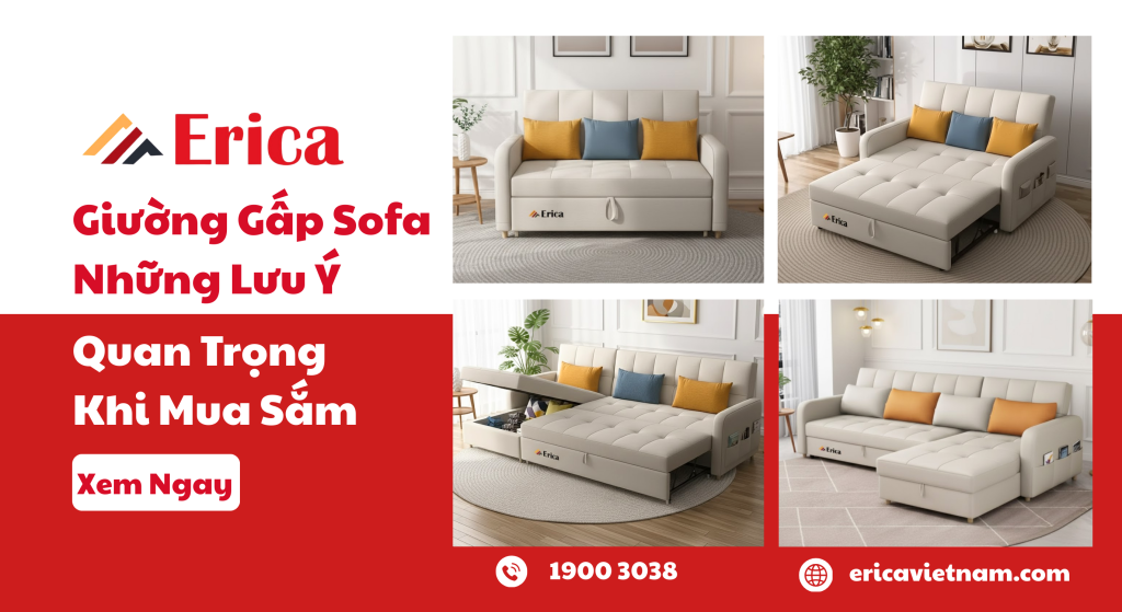 Sofa giường gấp thông minh