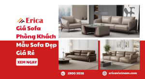 Sofa phòng khách đẹp giá rẻ hiện đại