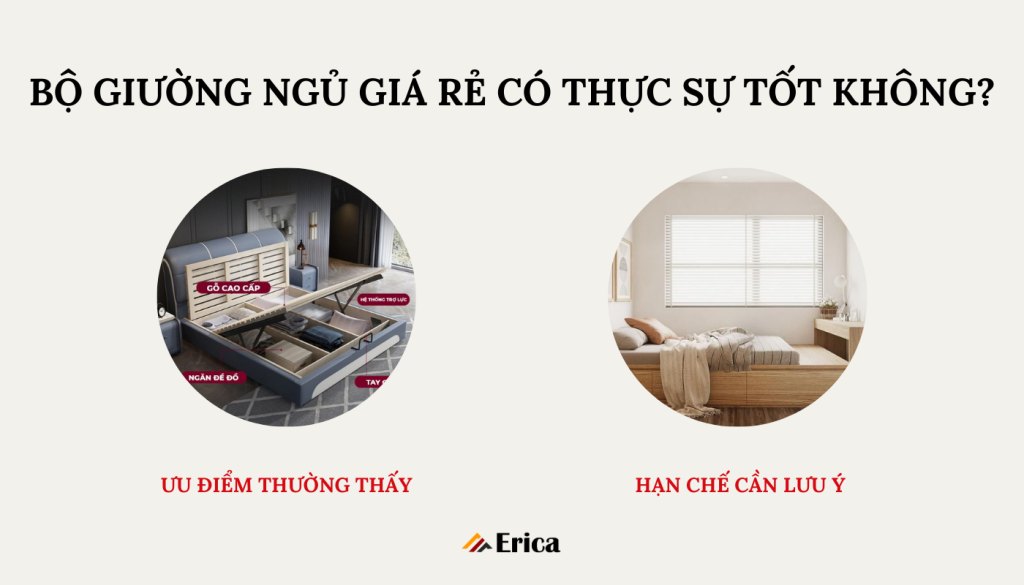 Bộ giường ngủ giá rẻ có thực sự tốt không?