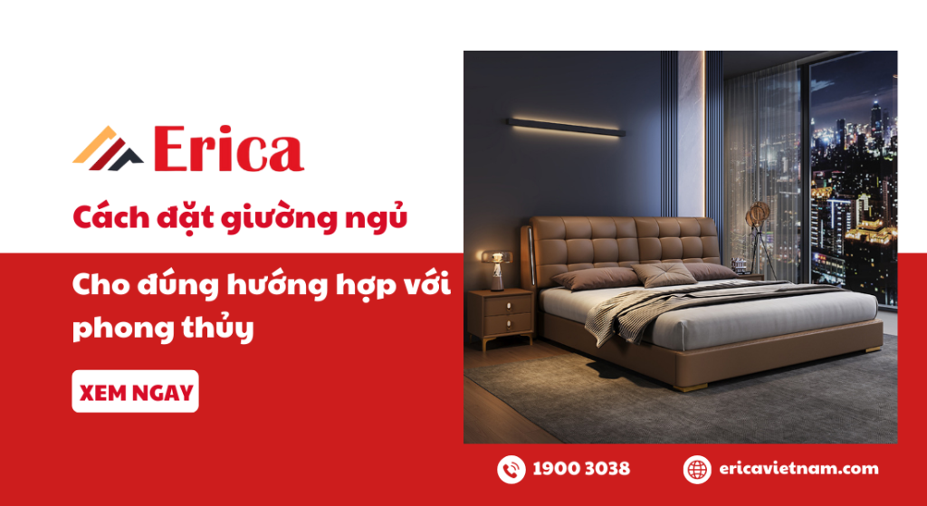 Cách đặt giường ngủ cho đúng hướng hợp với phong thủy