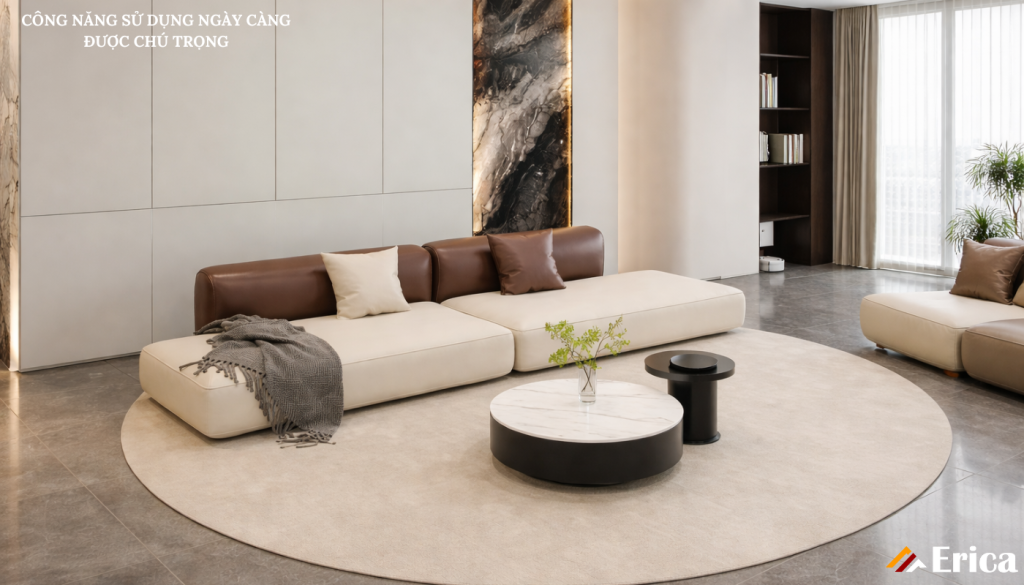 Công năng sử dụng ngày càng được chú trọng