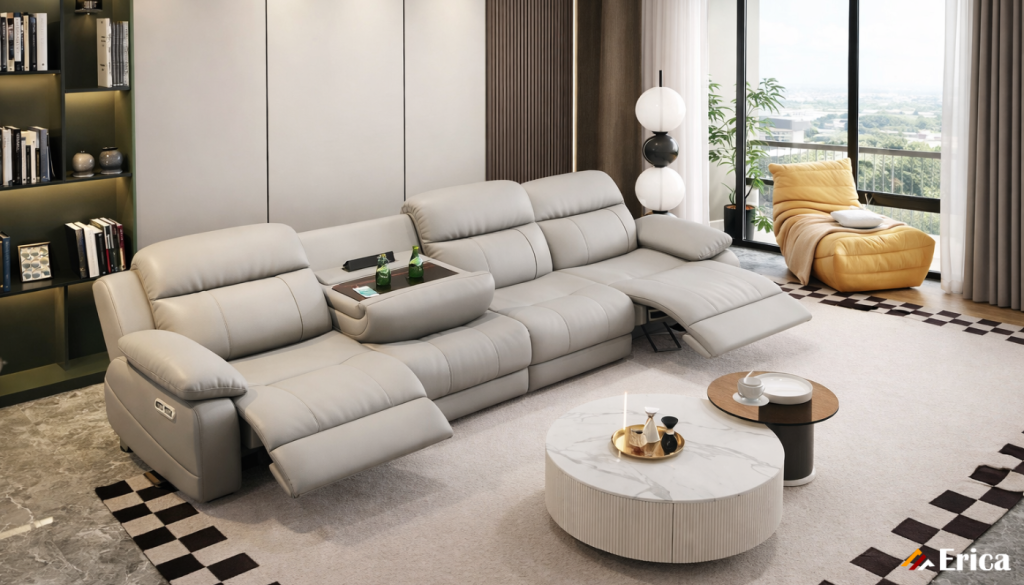 Sofa trong tổng thể phòng khách