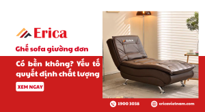 Ghế sofa giường đơn có bền không? Yếu tố quyết định chất lượng