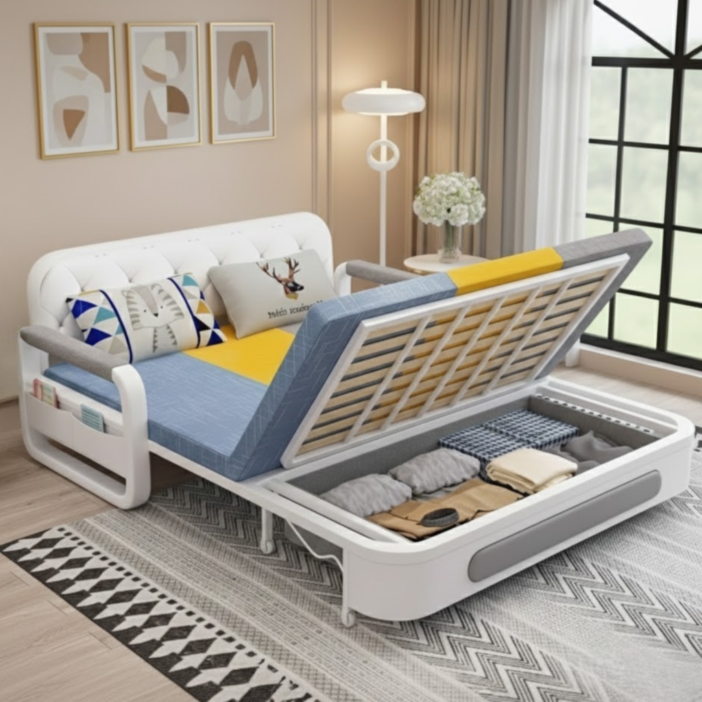 Sofa có hộc chứa đồ cho căn hộ nhỏ