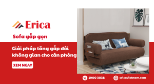 Sofa gấp gọn giải pháp tăng gấp đôi không gian cho căn phòng