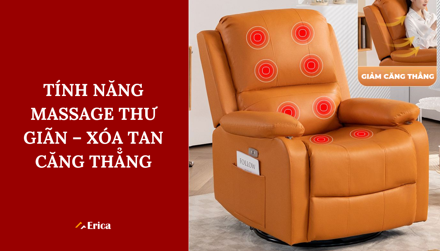 Tính năng massage thưu giãn xóa tan căng thẳng