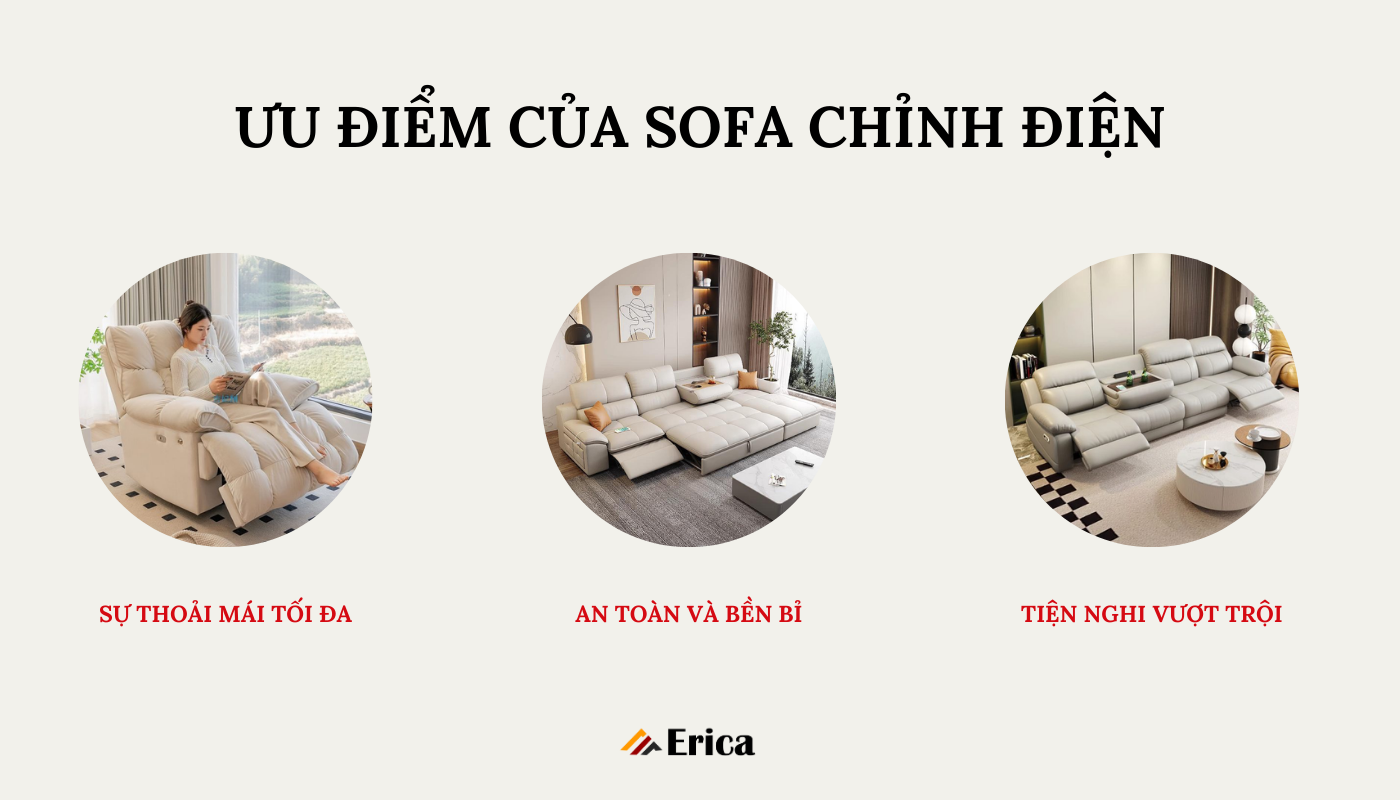 Những ưu điểm của dòng sofa thông minh