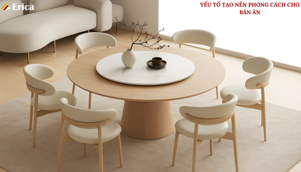 Yếu tố tạo nên phong cách cho bàn ăn