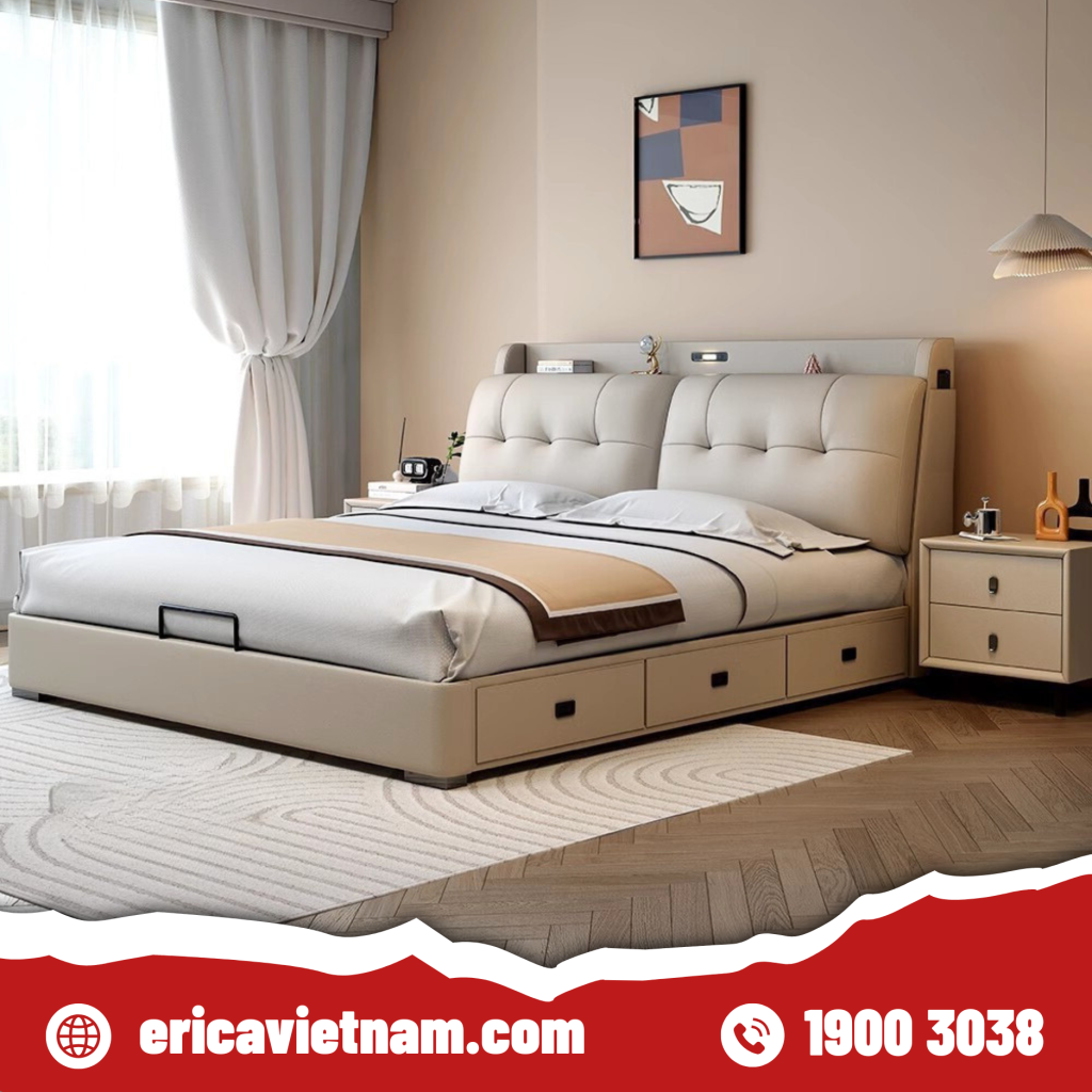 Giường ngủ thông minh tích hợp tiện ích