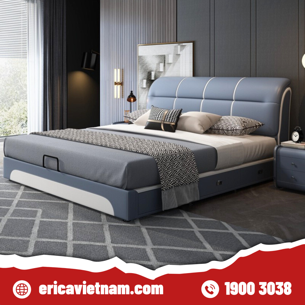 Giường ngủ 1m8 cách hiện đại