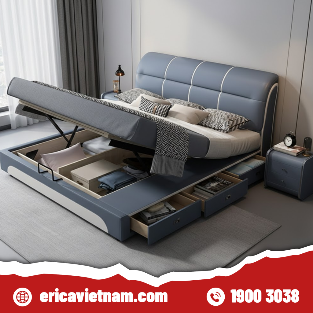 Giường ngủ có ngăn kéo
