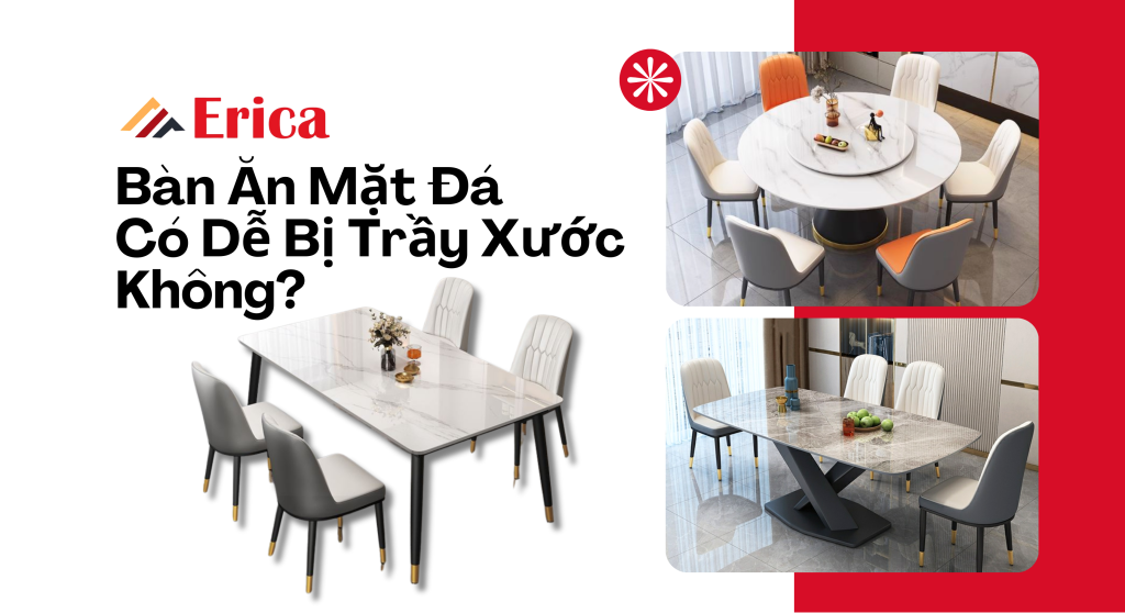 bộ bàn ăn mặt đá