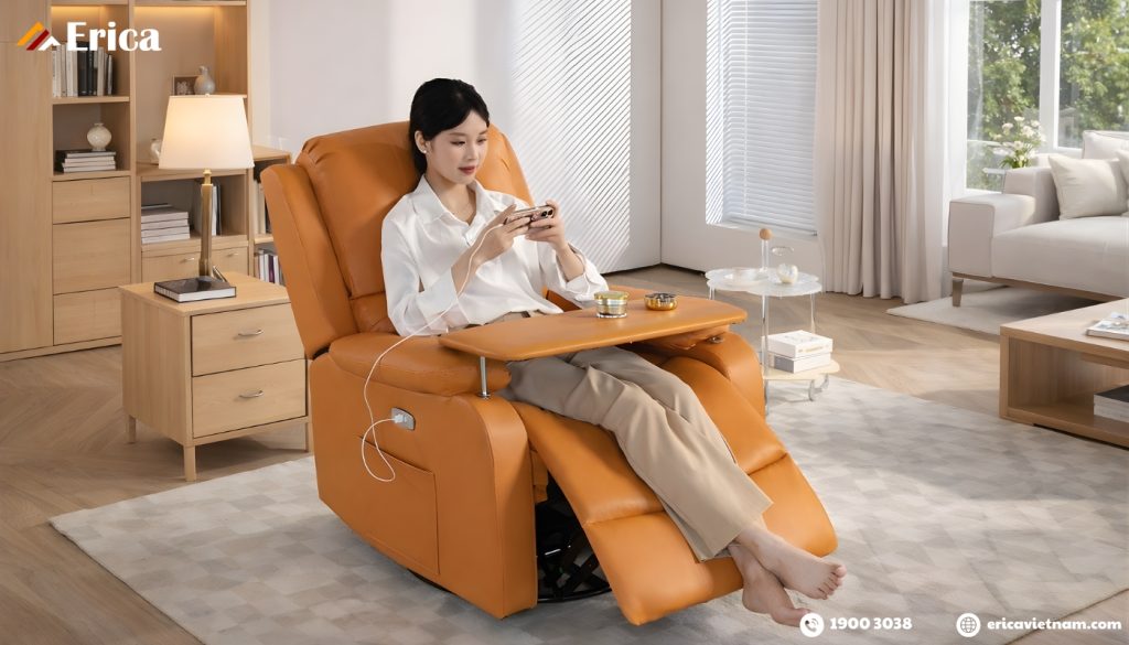 Các dòng sofa của Erica mang lại cảm giác thoải mái - hiện đại