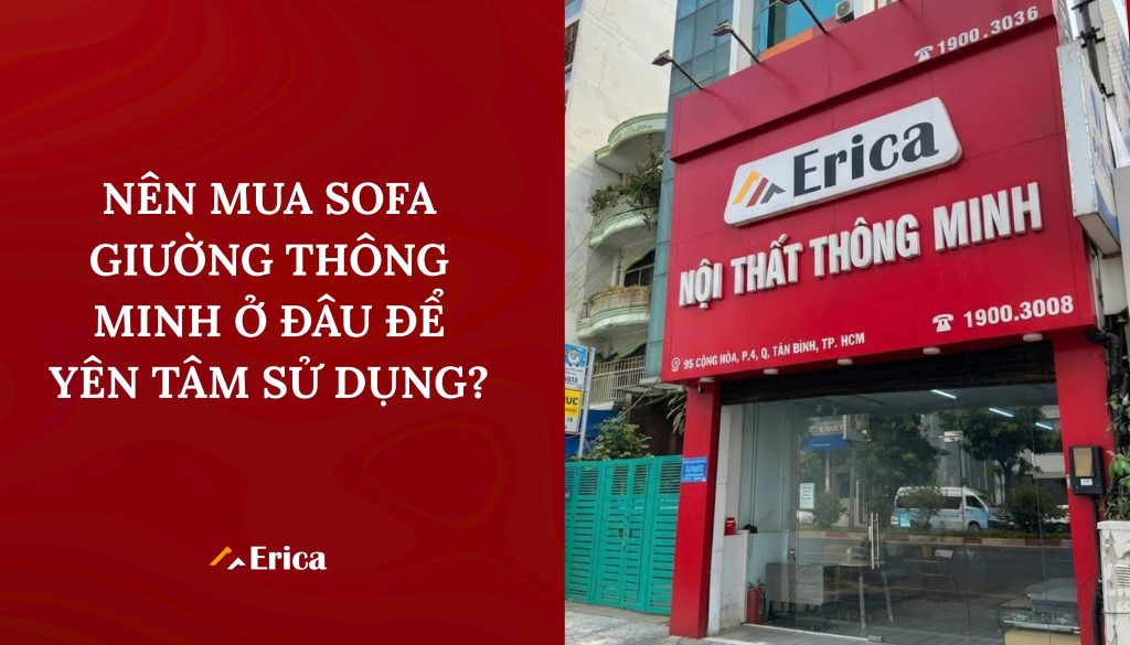 Erica thương hiệu uy tín về nội thất sofa giường
