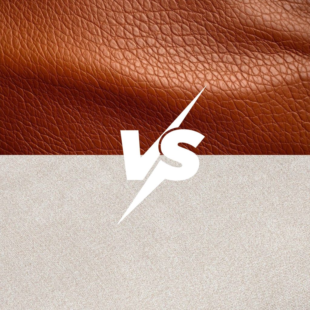 giường bọc da và giường bọc nỉ