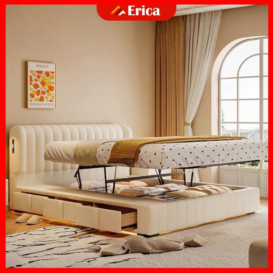 giường ngủ thông minh có ngăn chứa đồ