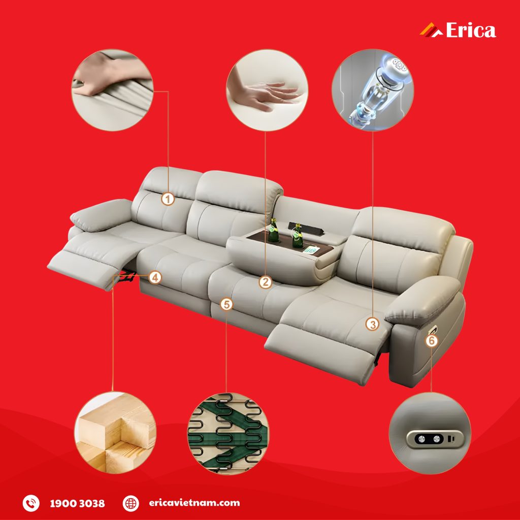 Những công dụng nổi bật của giường sofa chỉnh điện