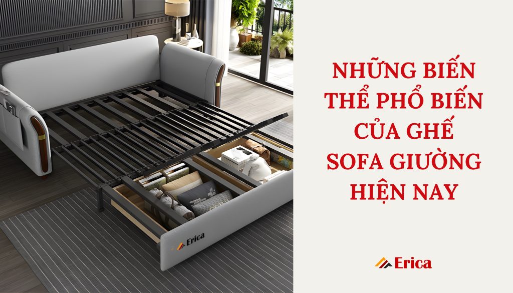 Những dạng chuyển đổi phổ biến của sofa
