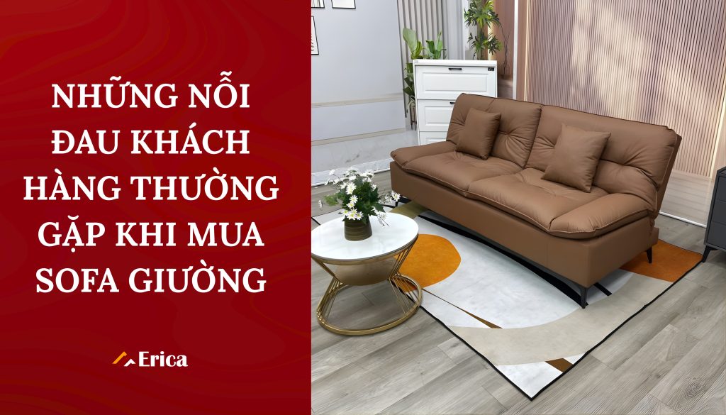 Những sai sót thường gặp khi mua sofa giường