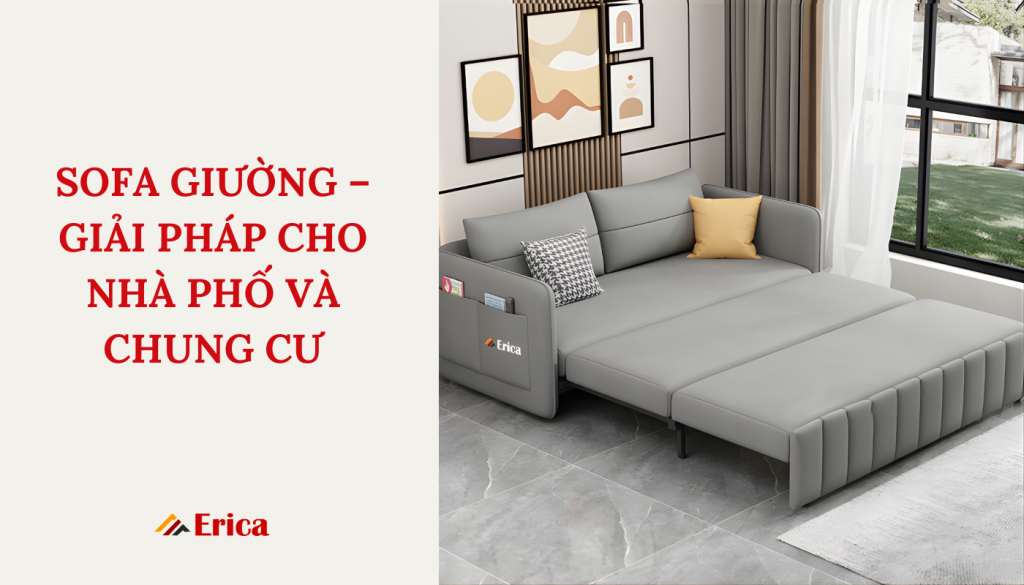 Sofa giường giải pháp cho nhà phố và chung cư