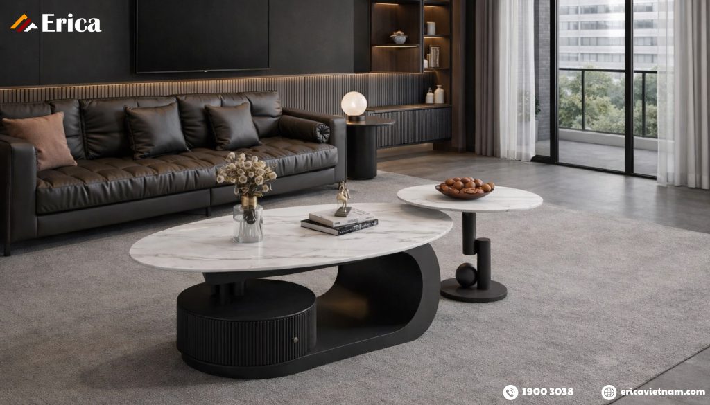 Vật liệu quyết định 80% độ bền và thẩm mỹ của bàn trà