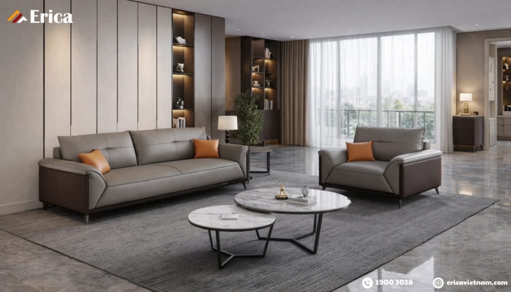 Vì sao khách hàng đang ngày càng ưa chuộng sofa phòng khách hiện đại