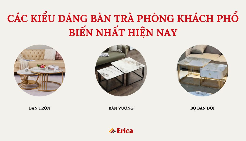 Các kiểu dáng phổ biến