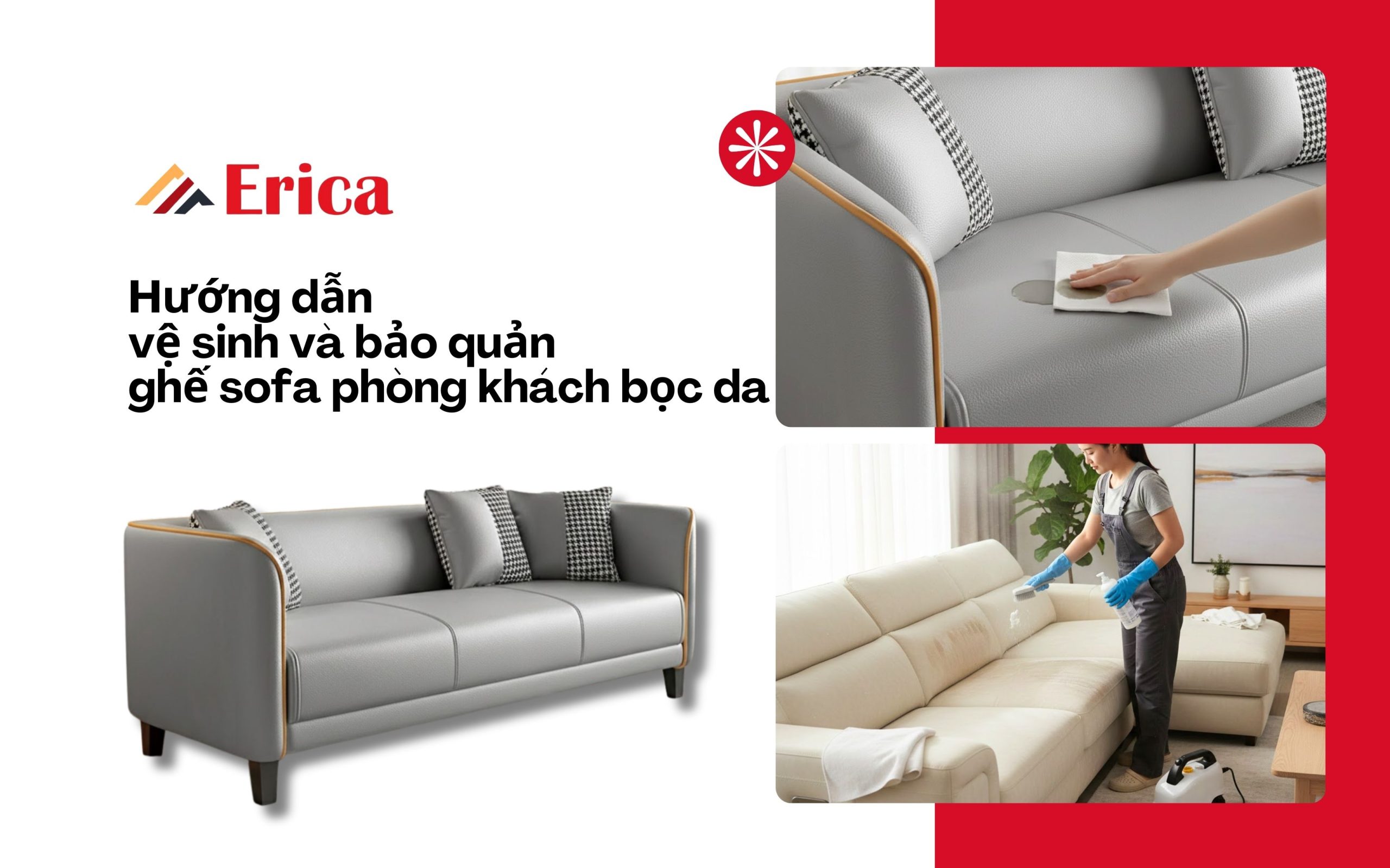 ghế sofa da microfiber