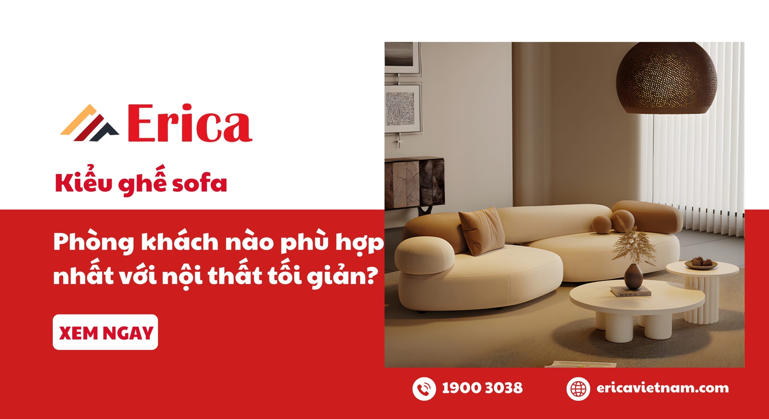 Kiểu ghế sofa phòng khách nào phù hợp nhất với nội thất tối giản