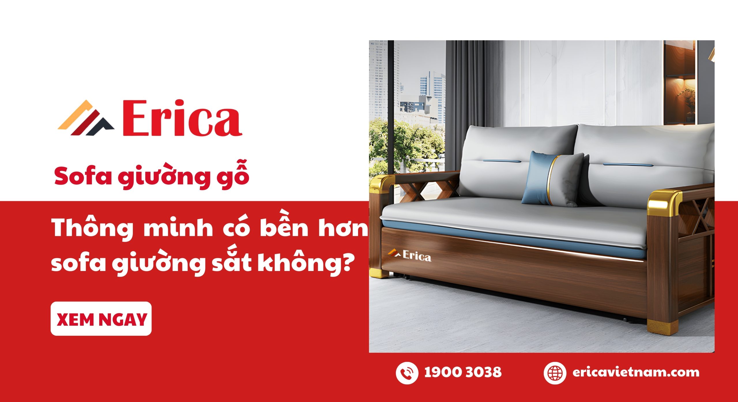 Sofa giường gỗ thông minh có bền hơn sofa giường sắt không?