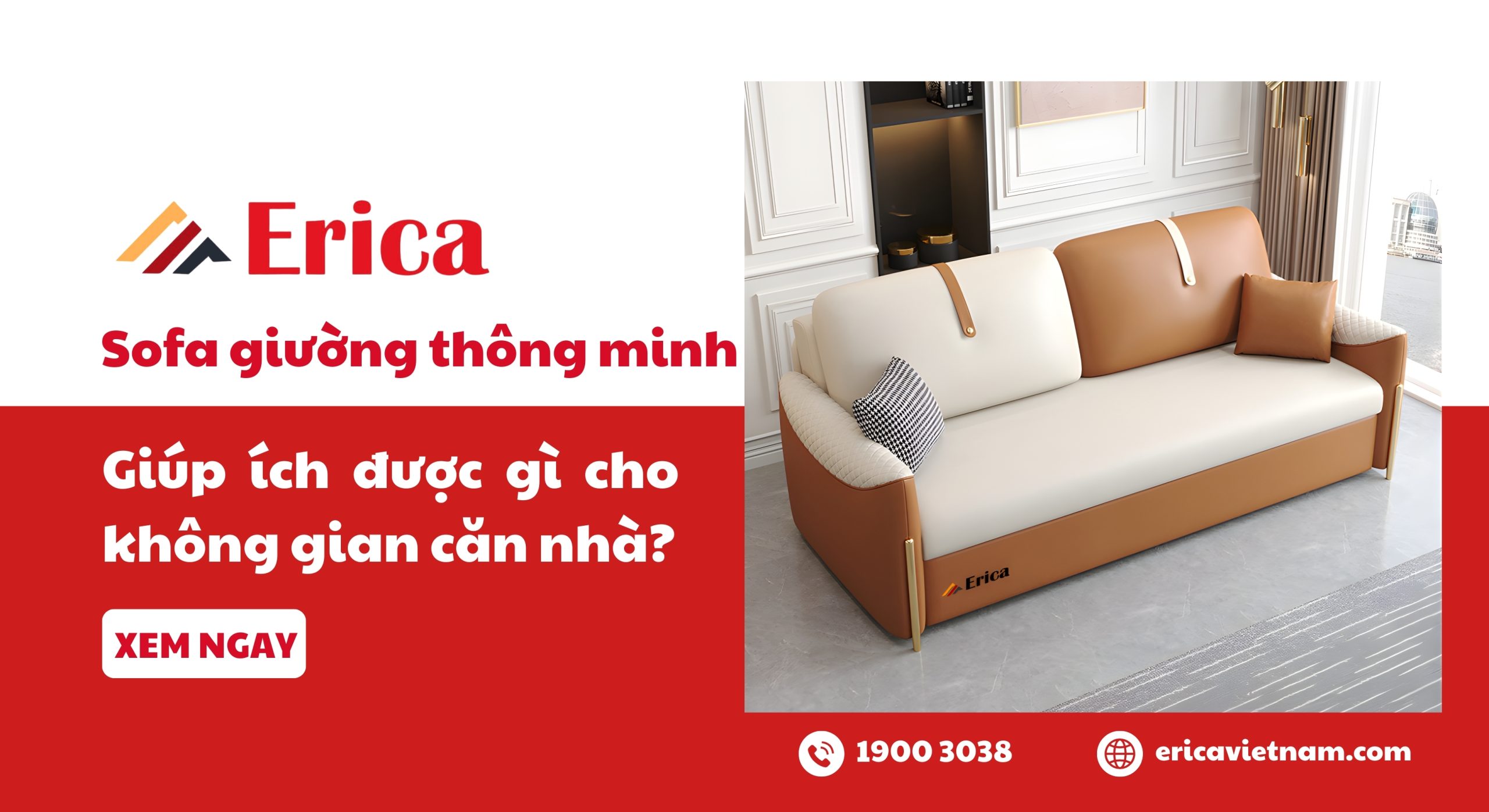 Sofa giường thông minh giúp ích được gì cho không gian căn nhà