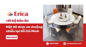 +10 bộ bàn ăn mặt đá được ưa chuộng nhiều tại Hồ Chí Minh
