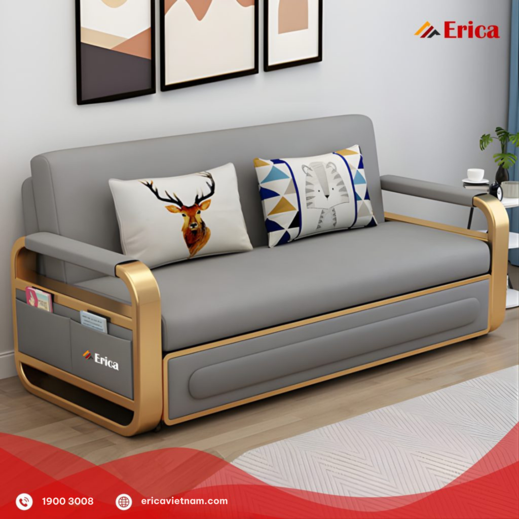 Mẫu sofa giường kéo Erica ED1