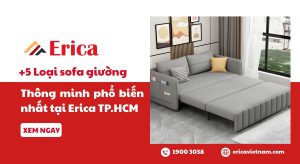 5 Loại sofa giường thông minh p biến nhất tại Erica TPHCM