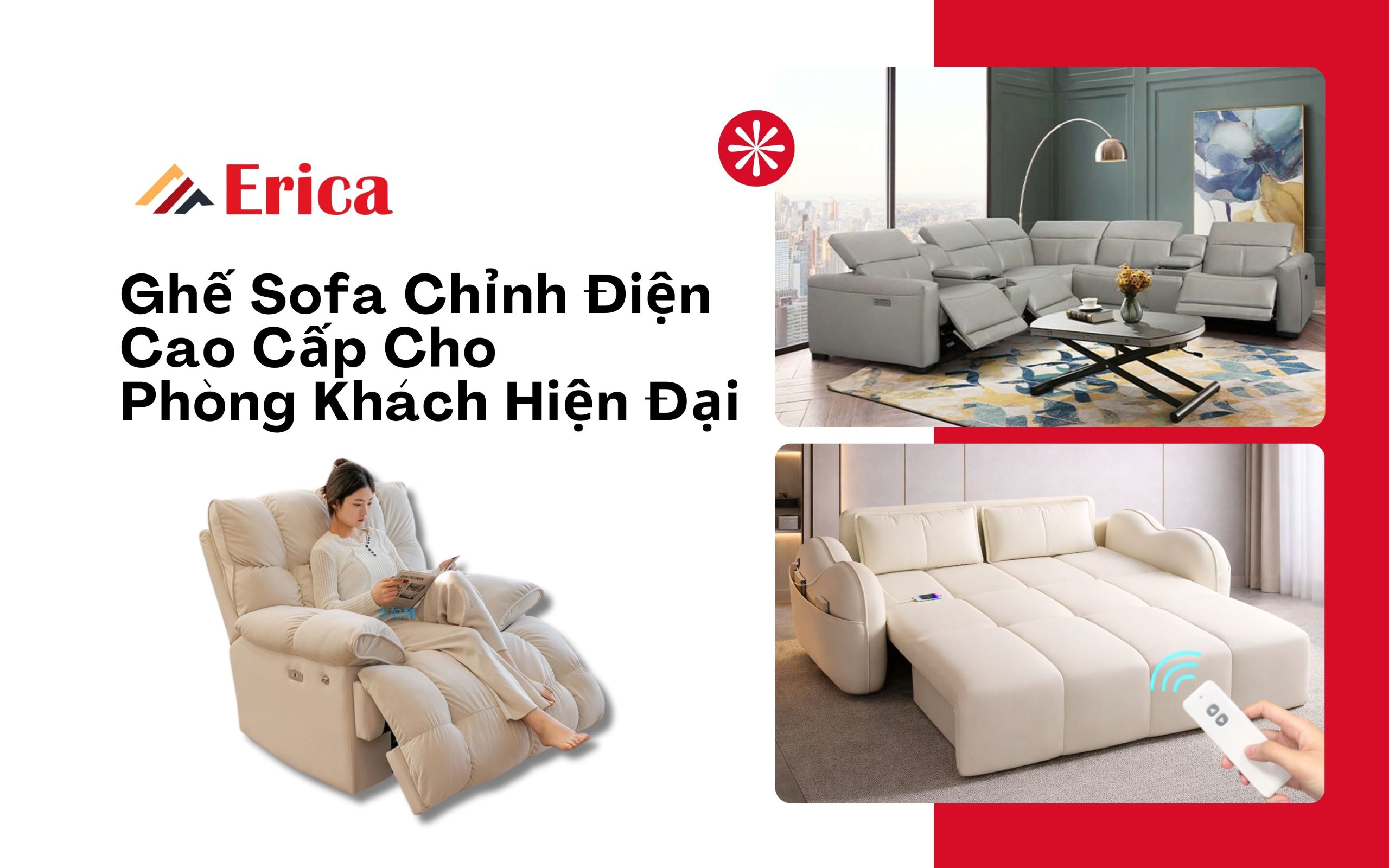 ghế sofa chỉnh điện