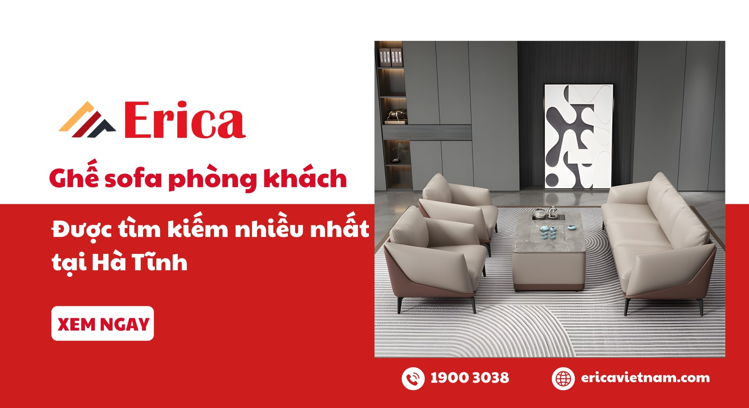 Ghế sofa phòng khách đưuọc tìm kiếm nhiều nhất tại Hà Tĩnh