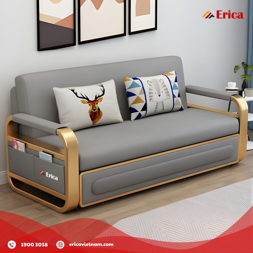 Mẫu sofa giường kéo Erica ED1
