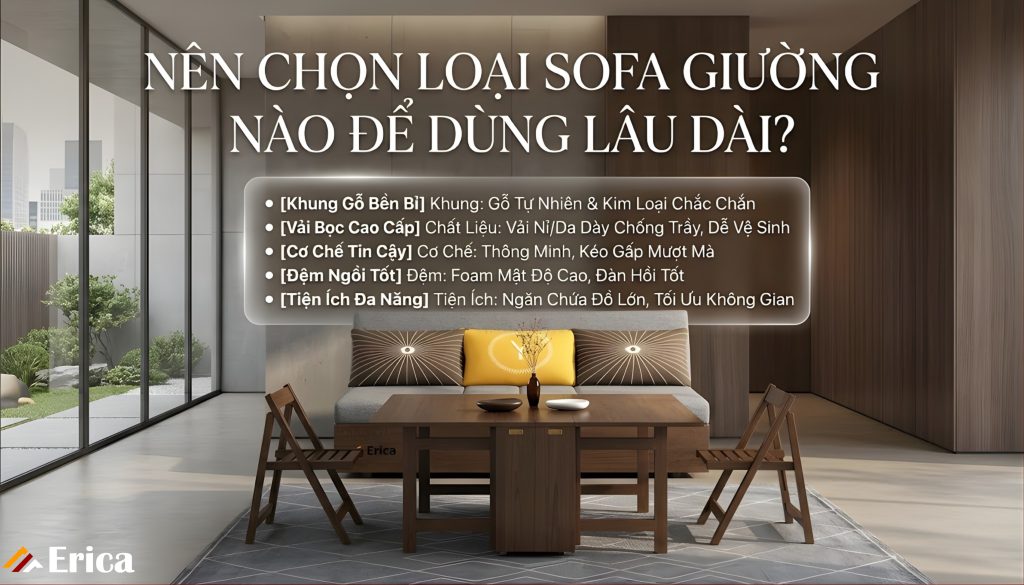 Nên chọn loại sofa nào để dùng lâu dài?