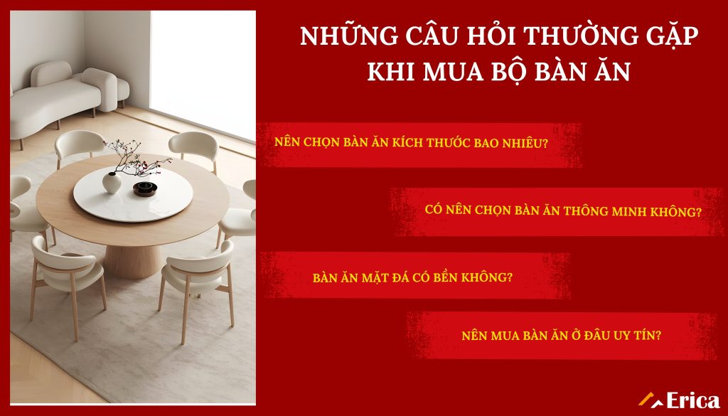 Những câu hỏi thường gặp khi mua bộ bàn?