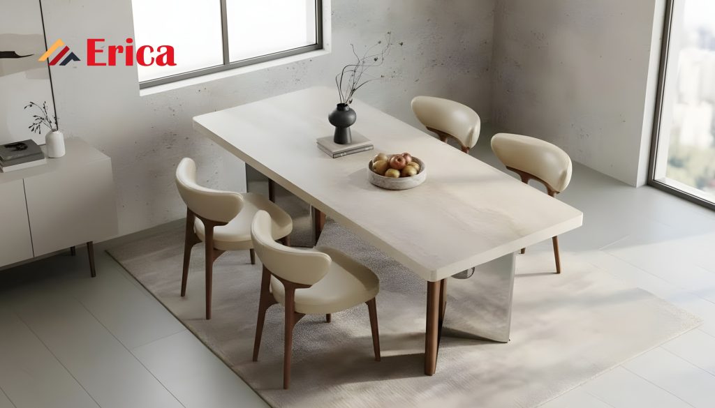 bàn ăn tối giản